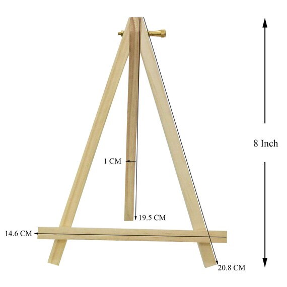Easel Mini Canvas Holder Wooden Stand for Hoop Embroidery & Cross-stitch  Display 8 Inch 2 Pieces 