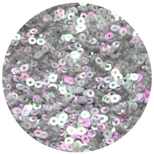 3MM/4MM Silver Color Rainbow Finish Sequins -EMB383