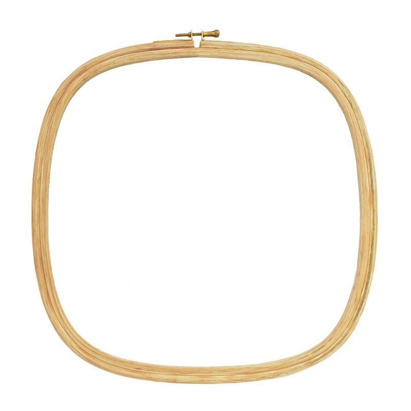 Wooden Embroidery Hoops Stitching Hoop,wooden Hoop &stands Cross Stitch Hoop  Square Frame Hoop Art Embroidery Ring-1 Pieces 