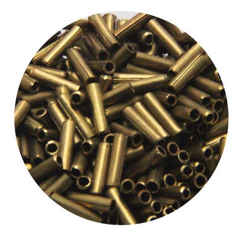 Metal Beads Tube Spacers Beads Brass Metal Pipes Beads in Etsy