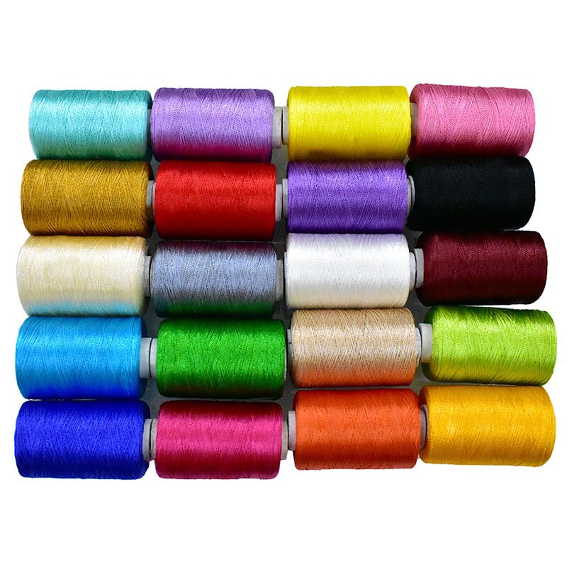 アートシルク糸 アート刺繍シルク糸、刺繍糸、インドシルク糸