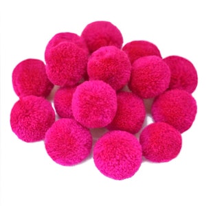 Wolle Pom Pom, Hmong Pom Poms, flauschiger Pom Pom, Pom Pom Bälle, Lisu Pom Poms, Dichter Pom Pom, DIY Pom Pom, Schmuck Pom Poms-25 Stück