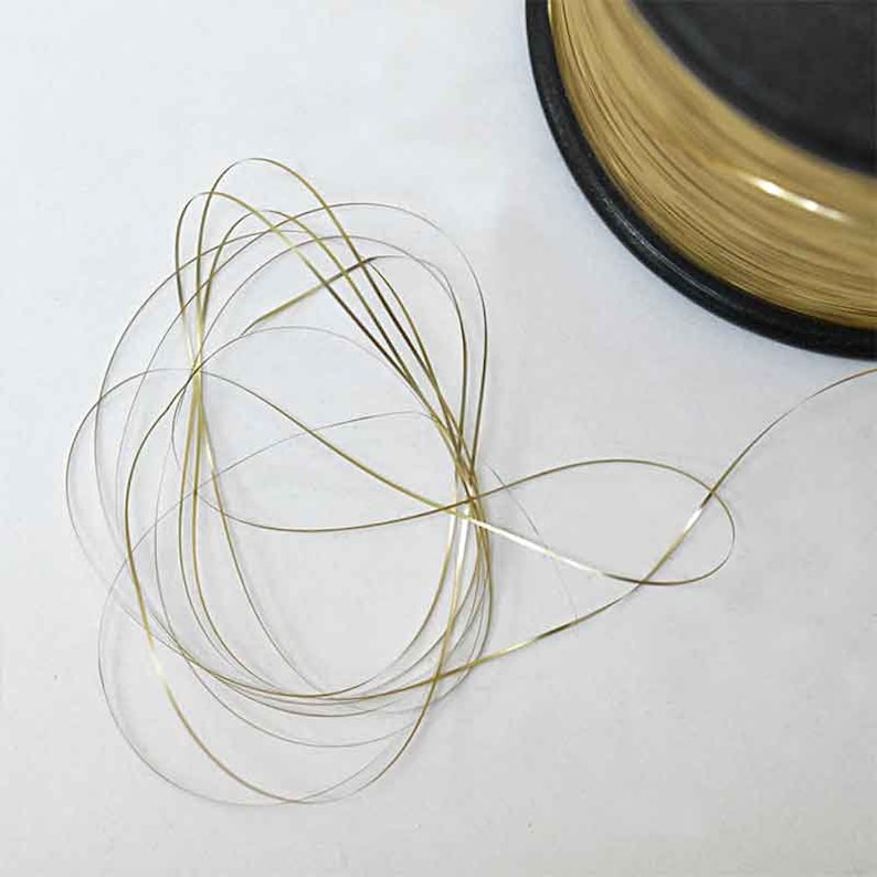 1 Roll, Flat Metallic Badla Thread in Beige Colour/badla Threads ...