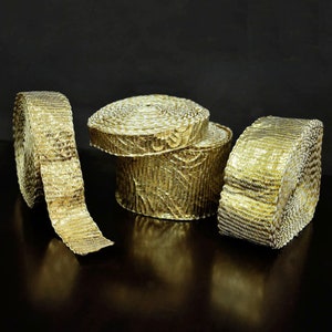 Gota Laces Ribbon Trim Indian Gota Patti Border Indian Lace in Gold Color gota lace for wedding dresses Gift wraping & fancy item