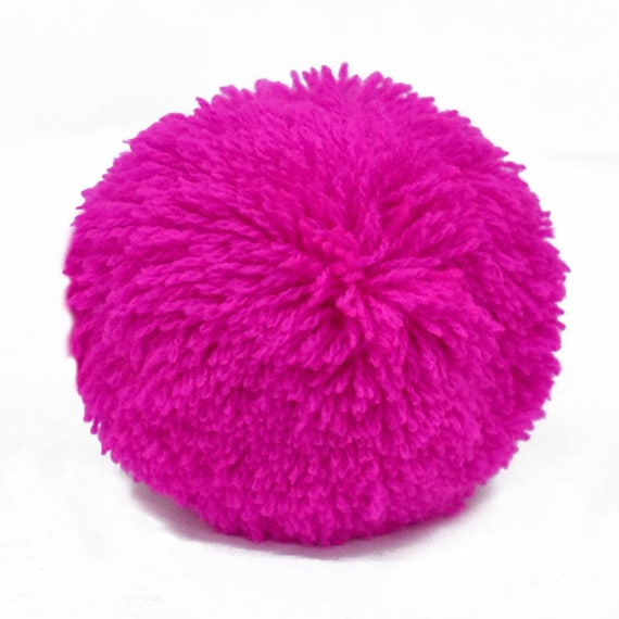 25 Pieces, 6CM Dm(approx) Handmade Pink Big Pom Poms-embpp5319 - Etsy