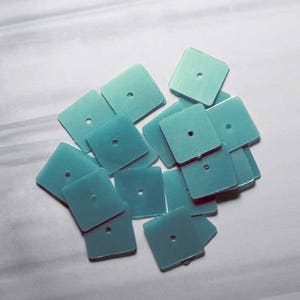 10MM, paillettes a forma quadrata di colore bagliore di colpo-EMB719