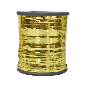 Flat Metallic Badla Thread Lurex Embroidery Machine Thread Yarn Spool Shinning Crystal Finish Threads-1 Roll has 10,000 meter of thread