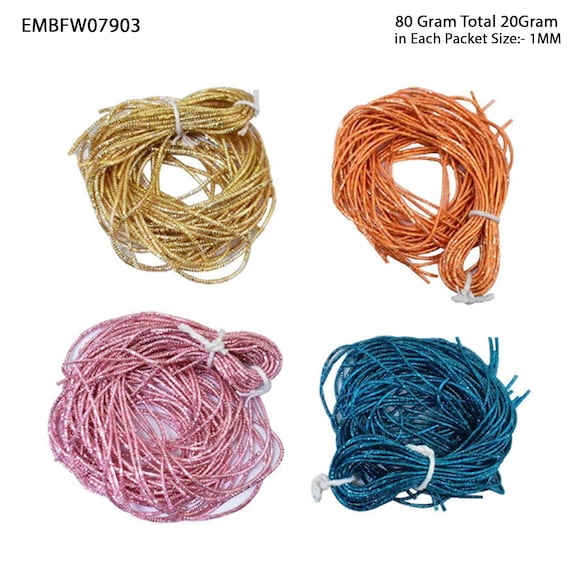 French Bullion Wire French Coil Embroidery Silk Thread Sewing DIY  Accessories Jewelry Making Embroidery Metalic Purl Wire