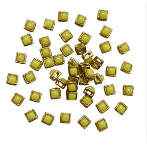 6MM 50 Piece,Kundan Stones with Raised Mounts/Kundan Beads for decoration,embellishment of sarees,lehenga,Beads making traditional jewelry