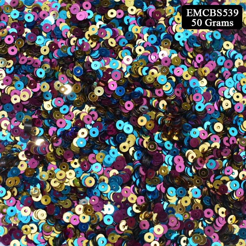200pcs 25mm Large Sequins 1 Hole PVC Flat Round Loose Sequin Paillettes for  Sewing Craft Decorations 
