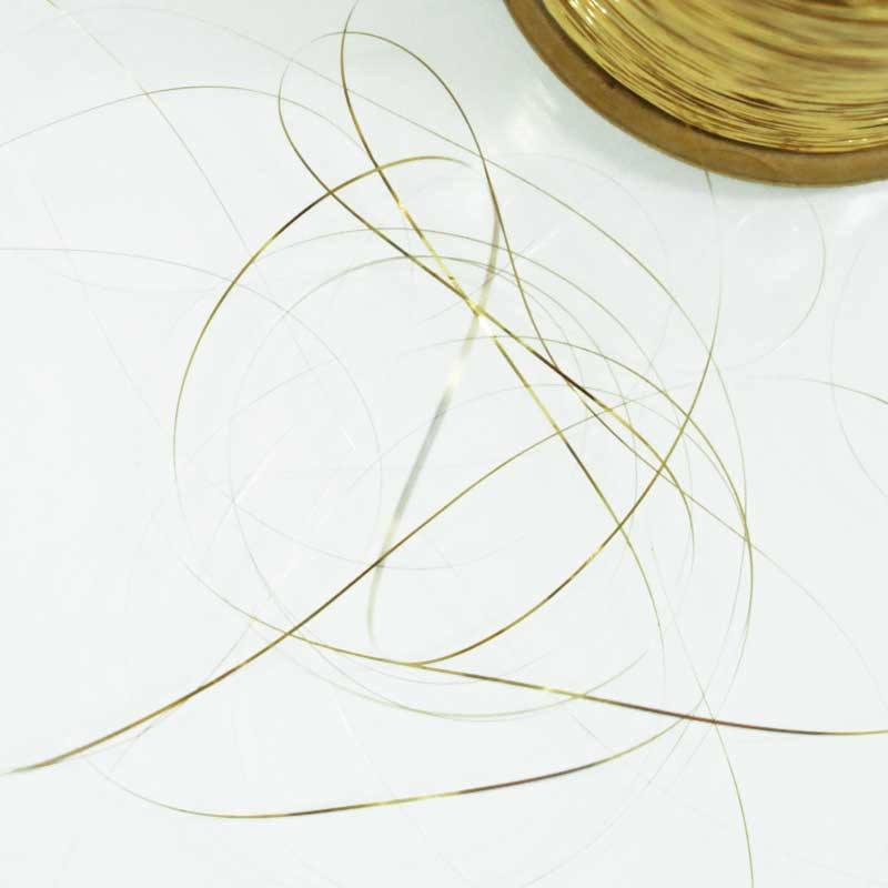 1 Roll, Flat Metallic Badla Thread in Gold Colour -10,000 Meter of ...