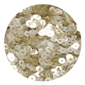 3MM/4MM/2.5MM Light Gold Transparent Sequins-EMB392