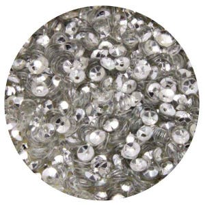 3MM/4MM, Silver Katori/ Bowl Sequins -EMB380