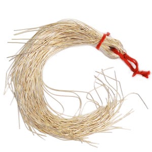 Paquete de 50 yardas de alambre francés de 1 mm, alambre metálico (dabka liso) o alambre de lingotes en color crema (100 g)