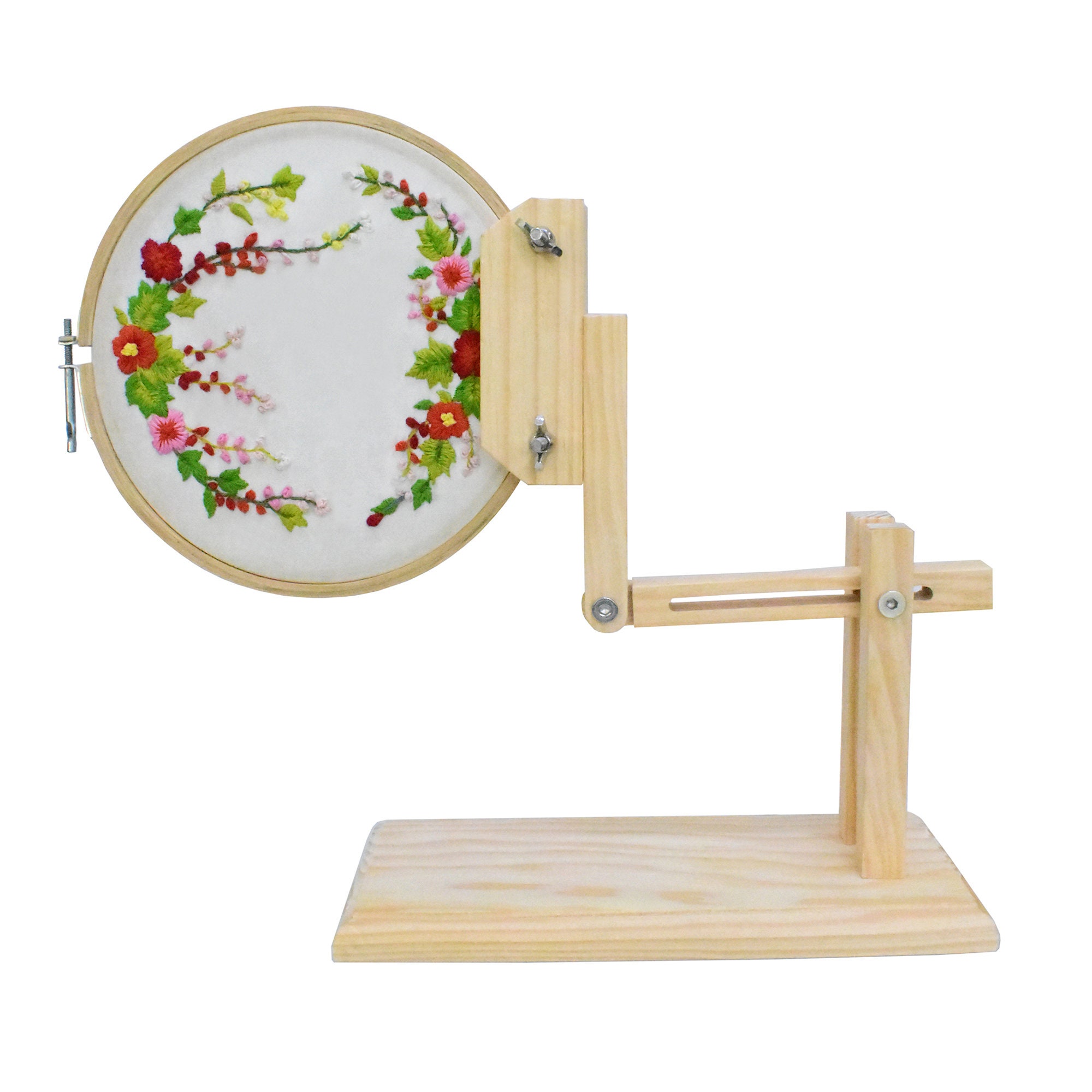 Embroiderymaterial Lap Wooden Embroidery Adjustable Hoop & Frame