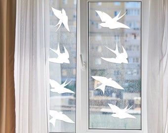 Autocollants Fenêtre Anti-collision Pour Oiseaux - Lot De 24/36 Autocollants Arc-en-ciel Ronds
