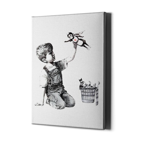 Artist Game Changer Superhero Nurse Canvas - Health Worker Wall