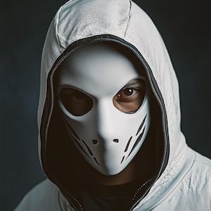 Tactical Skull Stealth Assassin Mask | 3D Printed Horror Villain Cosplay Halloween Costume Mask | Post-Apocalyptic Warrior Airsoft Mask