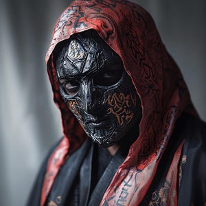 Indywidualnie drukowana maska na twarz w technologii 3D | Spersonalizowany projekt maski | Unikalne tworzenie maski Nadruk na masce cosplay | Indywidualnie drukowana maska Dopasowana maska na twarz