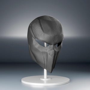 Futuristic Tactical Face Mask | Black 3D Printed Mask | Cosplay Helmet | Stealth Warrior Mask | Sci-Fi Armor Mask | Halloween Costume Mask
