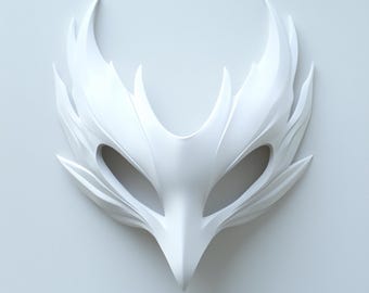 3D Printed Bird Mask | Fantasy Masquerade Elegant Plague Doctor Mask | Mystic Raven Mask | Cosplay  Carnival Mask | Theatrical Venetian Mask