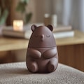 Sleeping Bear Memorial Urn with Lid | 3D Printed Pet Ashes Keepsake Container for Peaceful Shelf Decor and Cozy Home Accent product logo