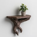 Tree Branch Wall Shelf | 3D Printed Floating Shelf | Nature Inspired Wall Art | Rustic Branch Shelf for Plants | Woodland Home Walls Decor product logo