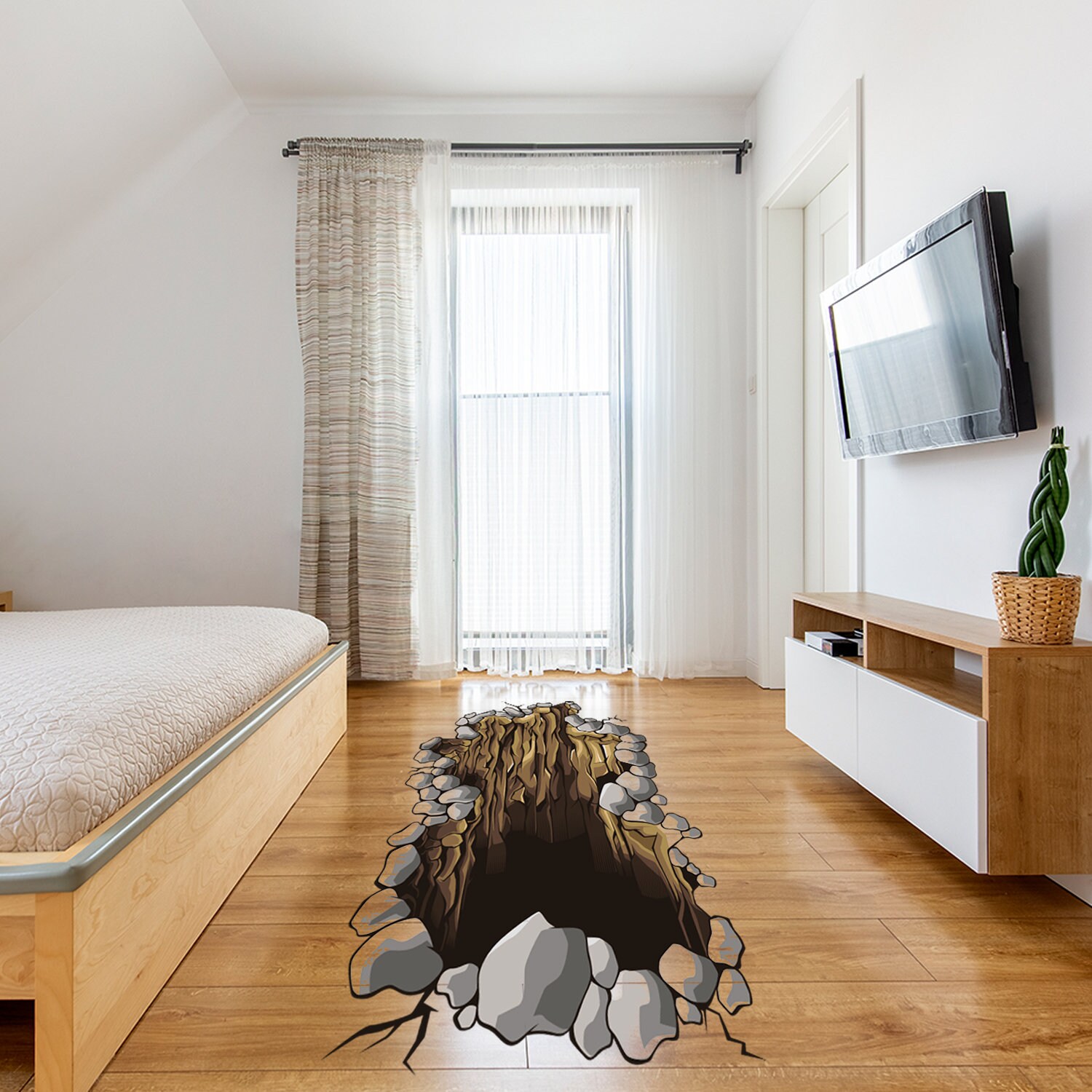 3d Floor Decal Grote Peel And Stick Portal Vloeren Vinyl Sticker