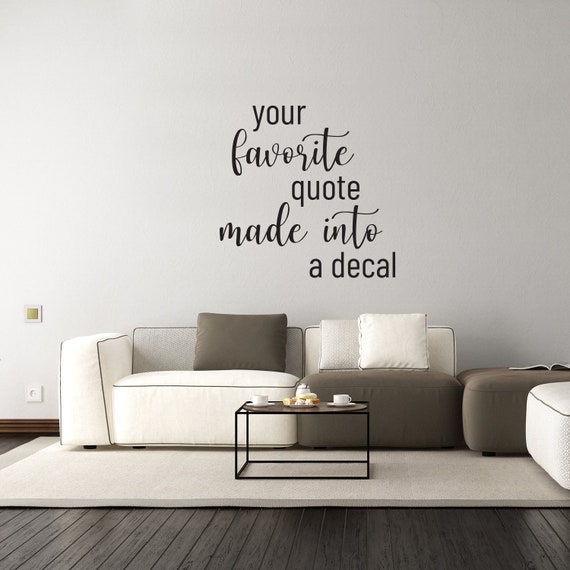 Custom Create Your Own Quote Personalized Wall-Vinyl Decals Stickers