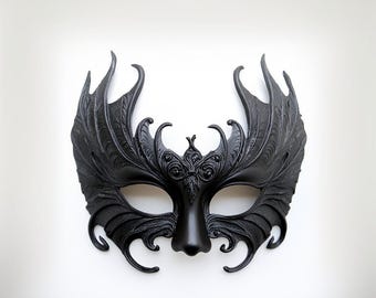 3D Printed Gothic Masquerade Mask | Dark Fantasy Costume Mask 3D Printed Gothic Masquerade Mask | Dark Fantasy Costume Mask