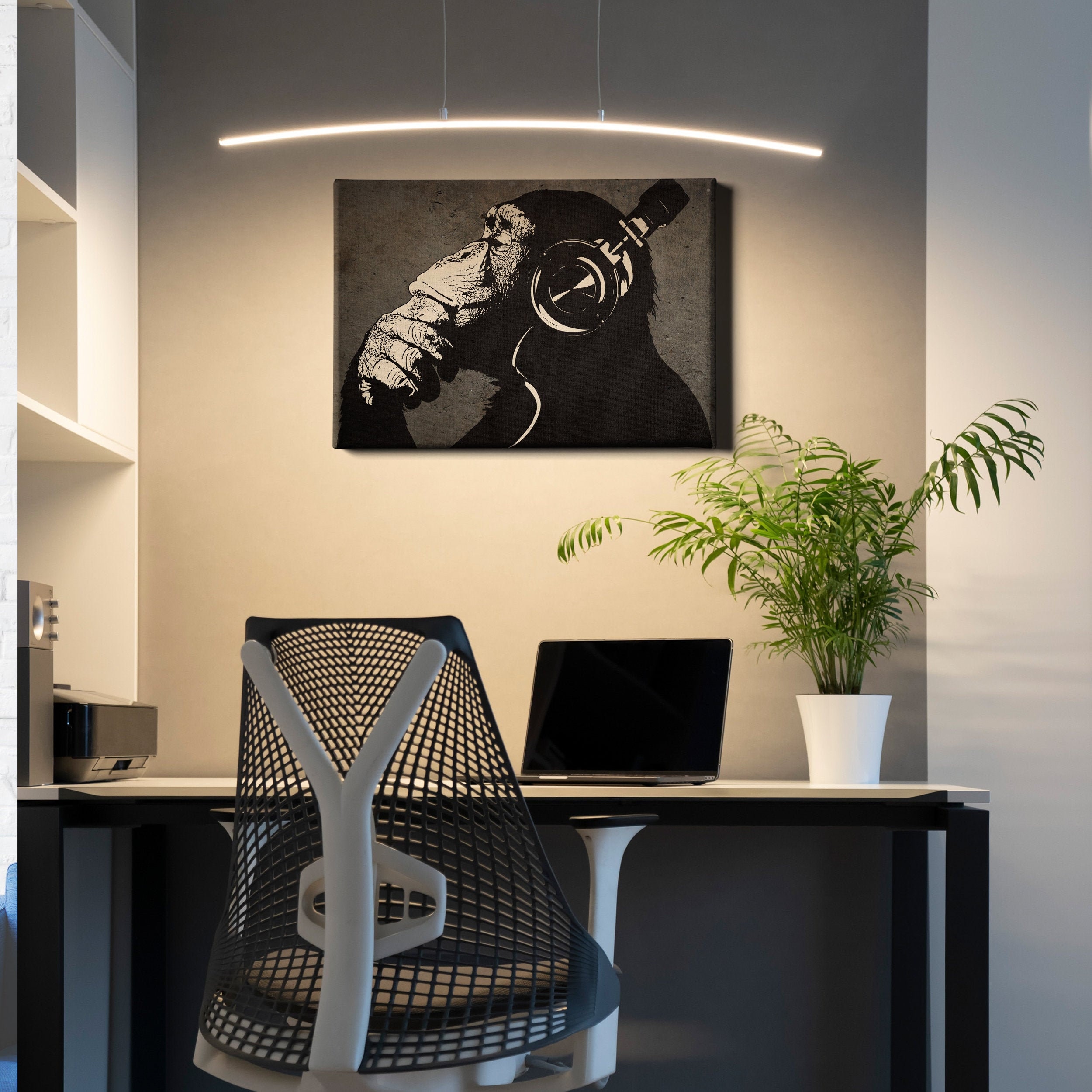 Thinker Monkey - Fine Art Print