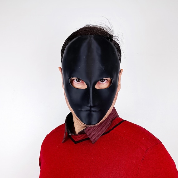 MUNSKT Lot De 3 Masques Complets Noirs, à Capuche Pour Les Yeux Ouverts, Masques à Bouche Ouverte, Masque Intégral Respirant Et élastique, Couvre-chef Unisexe Pour Halloween, Costume Pour Homme Et