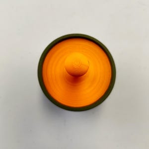 Floating Espresso Macchiato Drop Sculpture | 3D Printed Coffe Cups Art | Unique Coffee Lover Gift | Barista Desk Decor | Modern Cafe Decor image 6