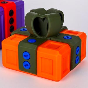 Lästige Mini Geschenkbox | 3D gedruckte Puzzle-Geschenkbox | Spaß Herausforderung Geschenk | Gag Locking Geschenkbox | Lustige Geschenkverpackungen | Streich Freund Geschenke