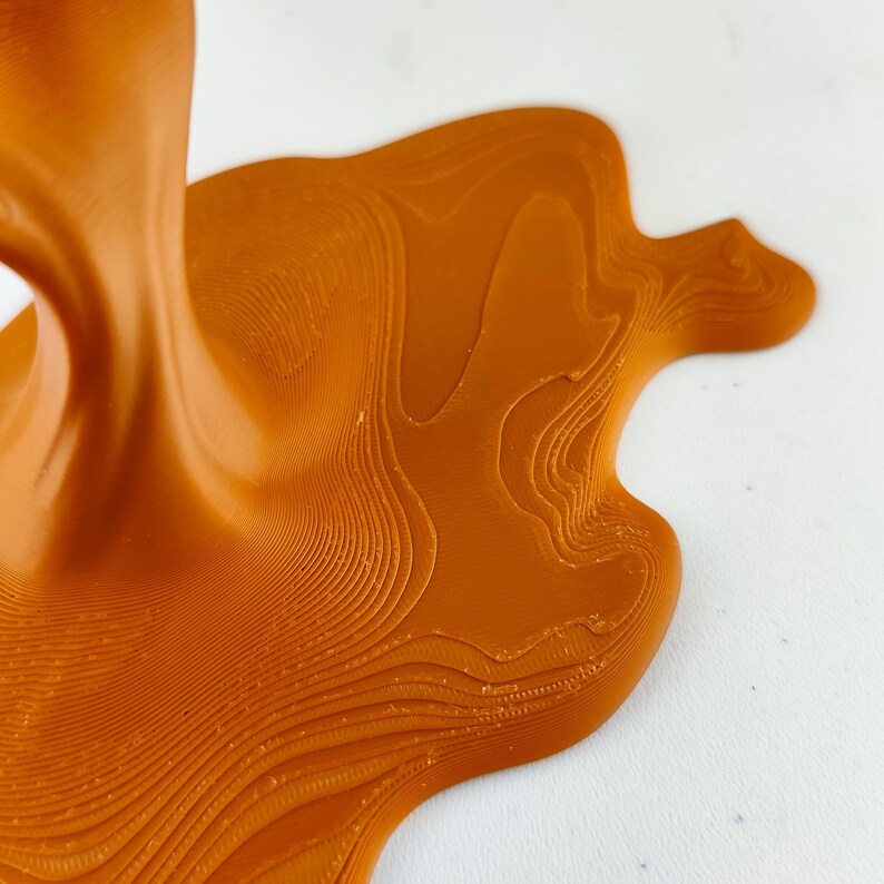 Spilled Espresso Macchiato Cup Sculpture | 3D Printed Coffe Cup Art | Coffee Lover Gift | Kitchen Decor | Café Display | Unique Barista Gift image 13