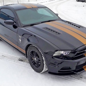 Two Lane Racing Sticker Two Lines Racing Stripes Car Stickers - 2 Line Auto Vinyl Decals for RT ...