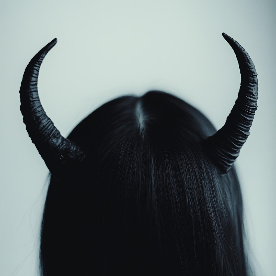 Small Demon Horns | 3D Printed Gothic Costume Horns | Cosplay Devil ...
