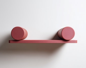 3D-geprinte, omkeerbare zwevende wandplank, minimalistische modulaire displayplank, moderne dubbelzijdige decoratie, veelzijdige esthetische organizer
