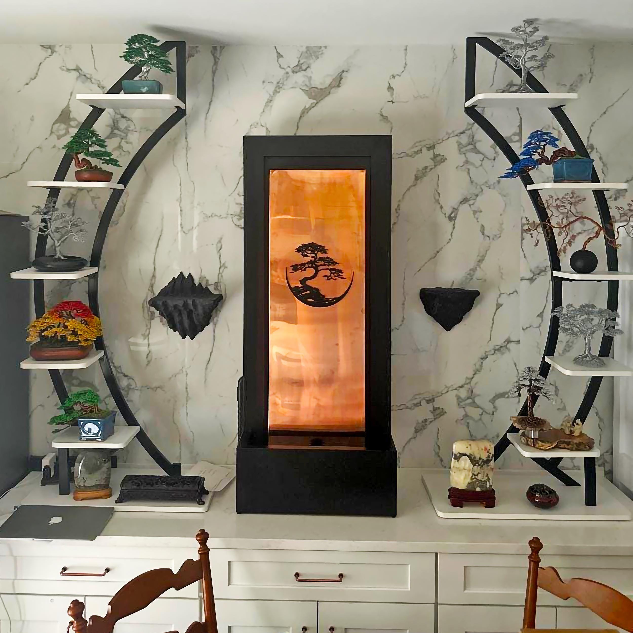 3Dプリントロックウォールシェルフ | 幾何学模様のフローティング