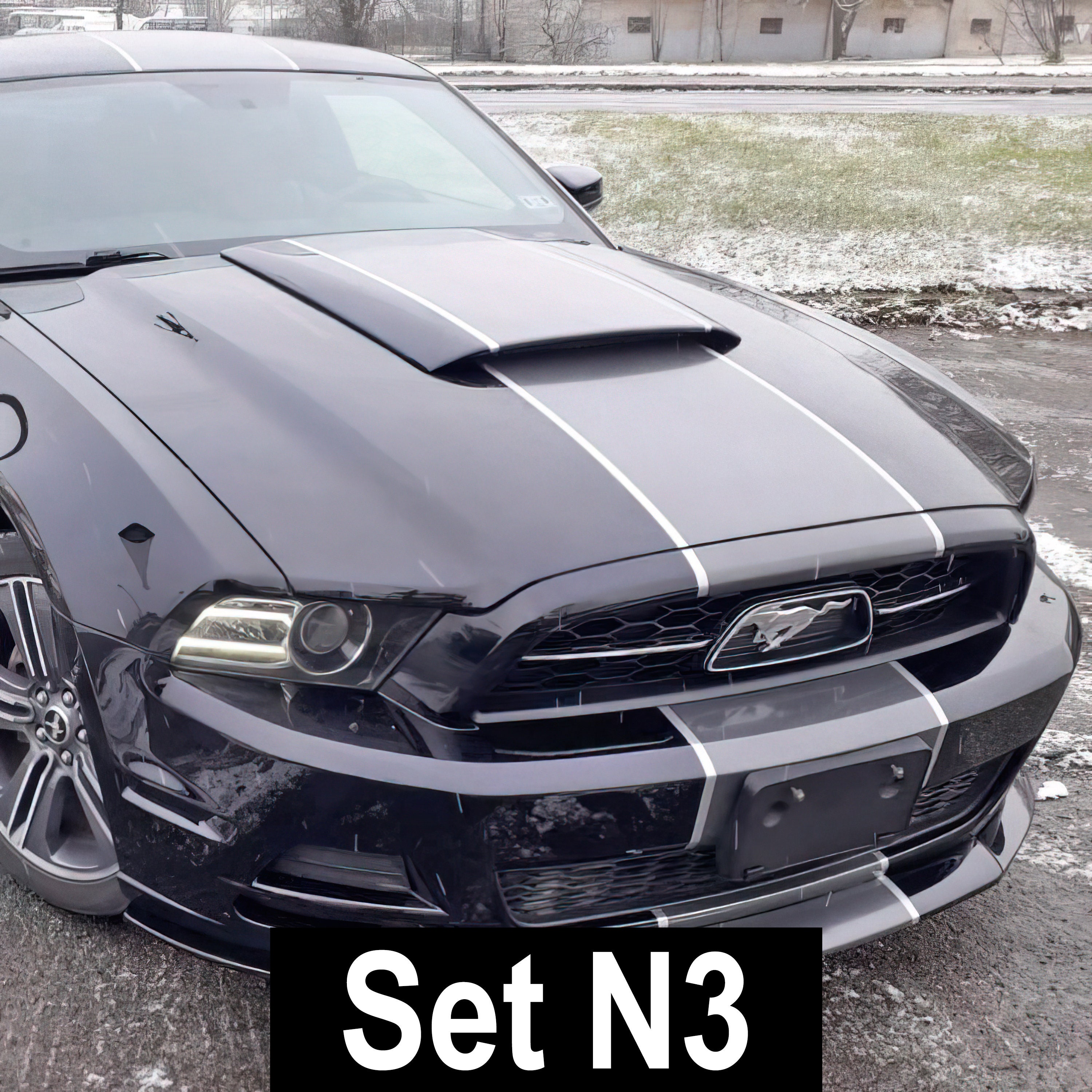 Racing Stripes Car Stickers - Auto Vinyl Decals RT - Full Vehicle Body ...