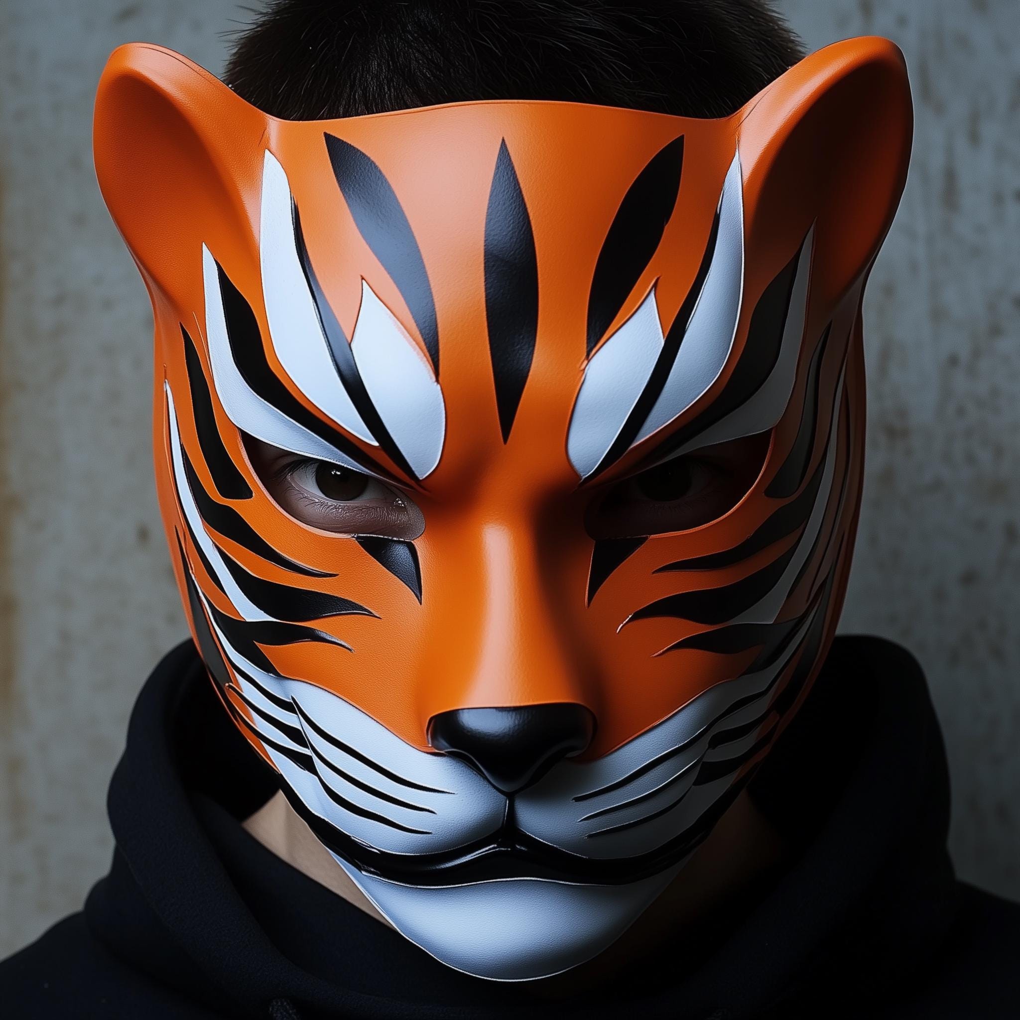 Tiger Mask | Ninja Cosplay Samurai Warrior Mask | 3D Printed Anime