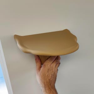 3D Printed Mushroom Shelf | Floating Wall Shelf Organic Wall Decor | Nature Home Accent Modern Wall Mounted Shelf | Unique Fungi Decor image 9
