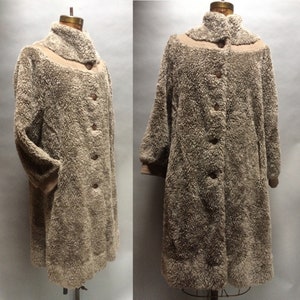 Vintage 60s Faux Fur Coat - Etsy