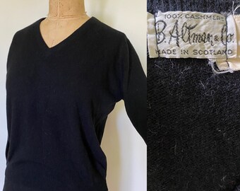 Black cashmere top | Etsy Black cashmere top | Etsy