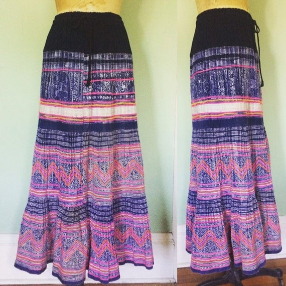 Elliot Mann Bohemian Skirt - Multi Color Pattern - image 1