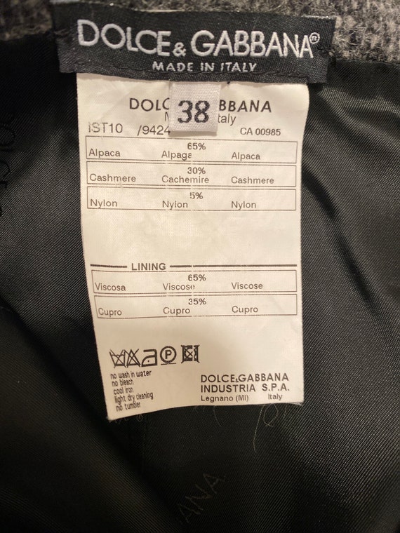 Dolce & Gabbana cashmere and alpaca pencil skirt - image 7