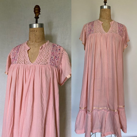 cotton gauze caftan