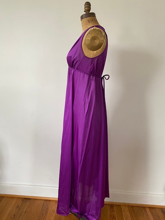 Vintage 1970s purple slip dress Gem
