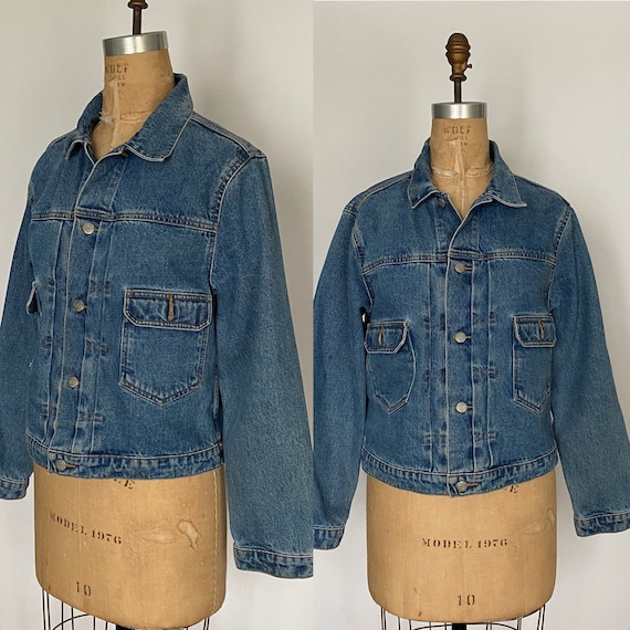 1980s Polo Ralph Lauren Denim Cropped Barn Jacket - Etsy