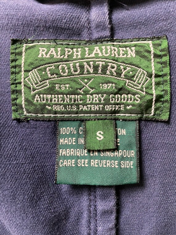 Ralph Lauren Country Vintage RARE 1980s military … - image 7